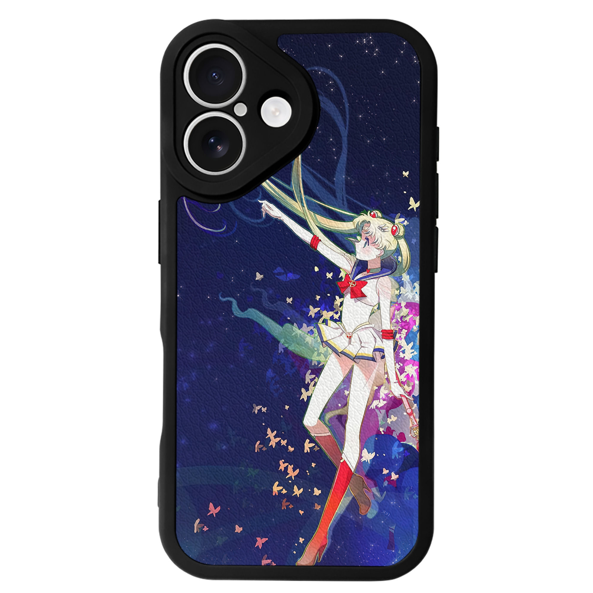 （画像用） 美少女戦士セーラームーン Sailor Moon 【iPhone 16シリーズ対応】シリコンスマホケース（レザー調） 材質：シリコン